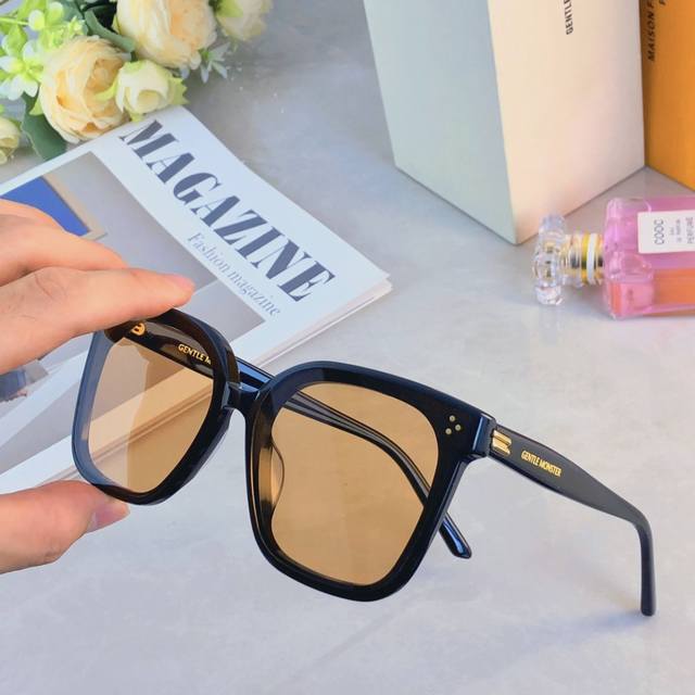 Gm墨镜女潮高级感Ins大方框圆脸显瘦防晒太阳镜男款开车眼镜