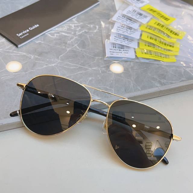 Mont Blan* 万宝*龙新款太阳镜。Model:Mb0345S，Size: 59口16-150
