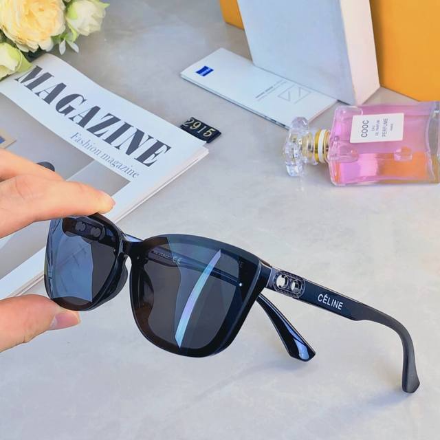 Celin*韩版新款太阳镜墨镜男女明星时尚简约百搭个性眼镜方形防紫外线