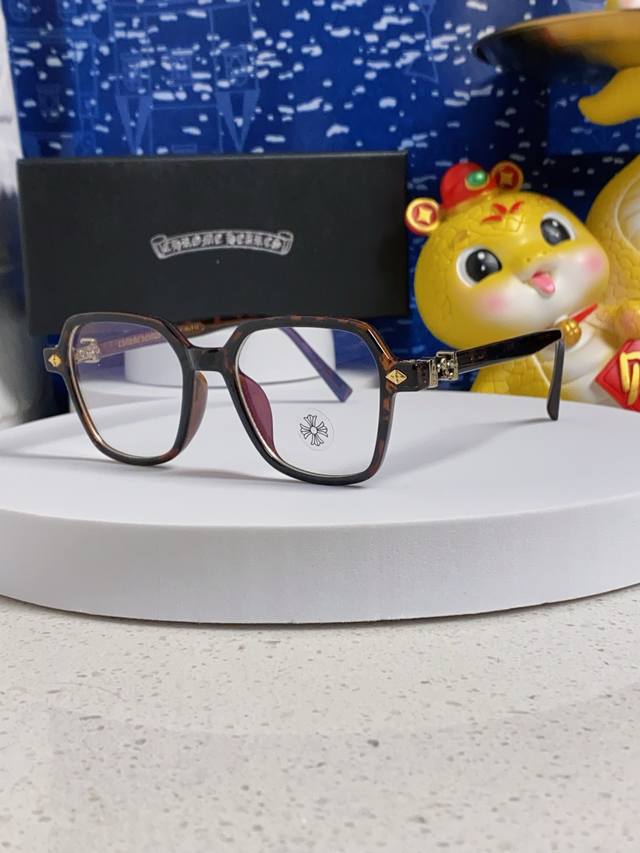 Chrome Hearts克罗心 2025新款品质眼镜框男复古文艺日式手作防蓝光近视眼镜女潮时尚素颜 光学架