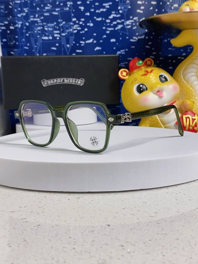 Chrome Hearts克罗心 2025新款品质眼镜框男复古文艺日式手作防蓝光近视眼镜女潮时尚素颜 光学架