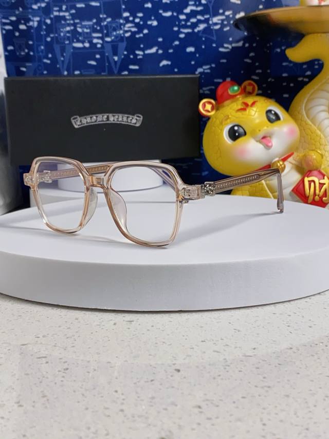 Chrome Hearts克罗心 2025新款品质眼镜框男复古文艺日式手作防蓝光近视眼镜女潮时尚素颜 光学架