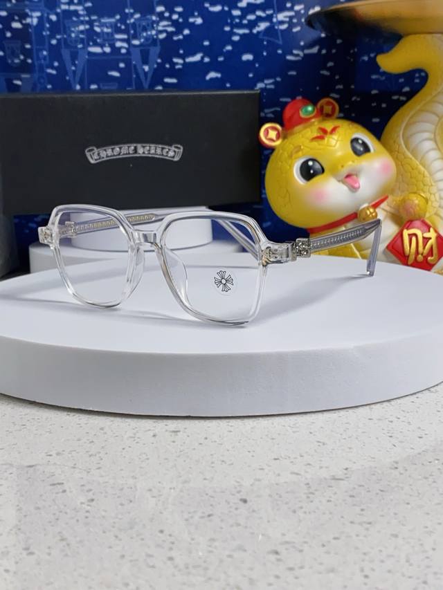 Chrome Hearts克罗心 2025新款品质眼镜框男复古文艺日式手作防蓝光近视眼镜女潮时尚素颜 光学架