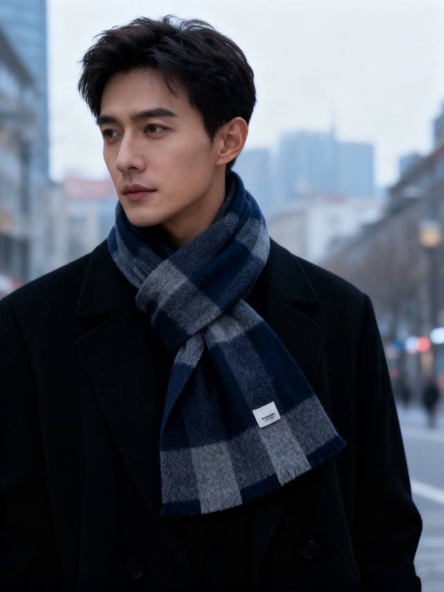 巴宝莉Bur新款羊绒男士格子好看的要疯掉了，太有型太有魅力了！！！非常斯文时尚的秋冬单品！真的很喜欢，非常Classical的男款设计。男人的东西少而精！！ %