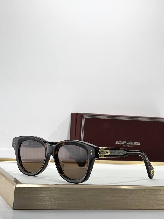 Jacques Marie Mage 绿松石系列 8.0厚料定制原版复刻 日本手工眼镜 镜框採用厚金属打造出復古的镜框作品 Model：Mojave Size：