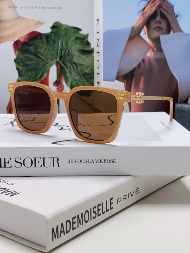 Celine 赛琳 小红书爆款 徽标巧妙的金属装饰 简单的框型 随手一戴 尽显潮流高贵与奢华 6色