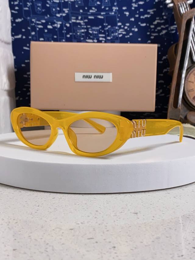 Miumiu缪缪猫眼墨镜甜酷摩登女孩看过来 真的被拿捏了太爱了菱形脸高颧骨的集美，