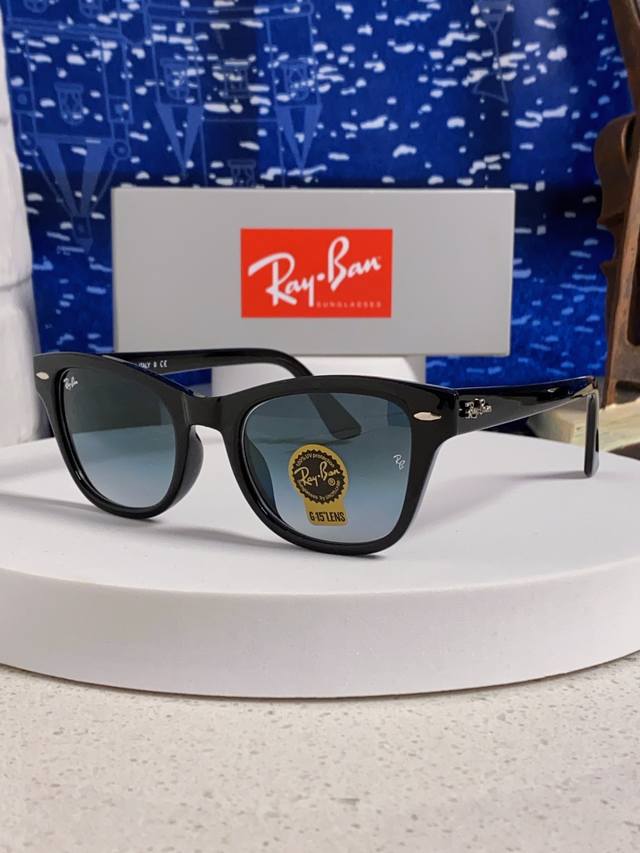 Rayban雷朋 2025新款强化玻璃墨镜男士大框太阳眼镜遮阳防紫外线防风沙骑车蛤蟆镜 Rb0707Sf 高品质