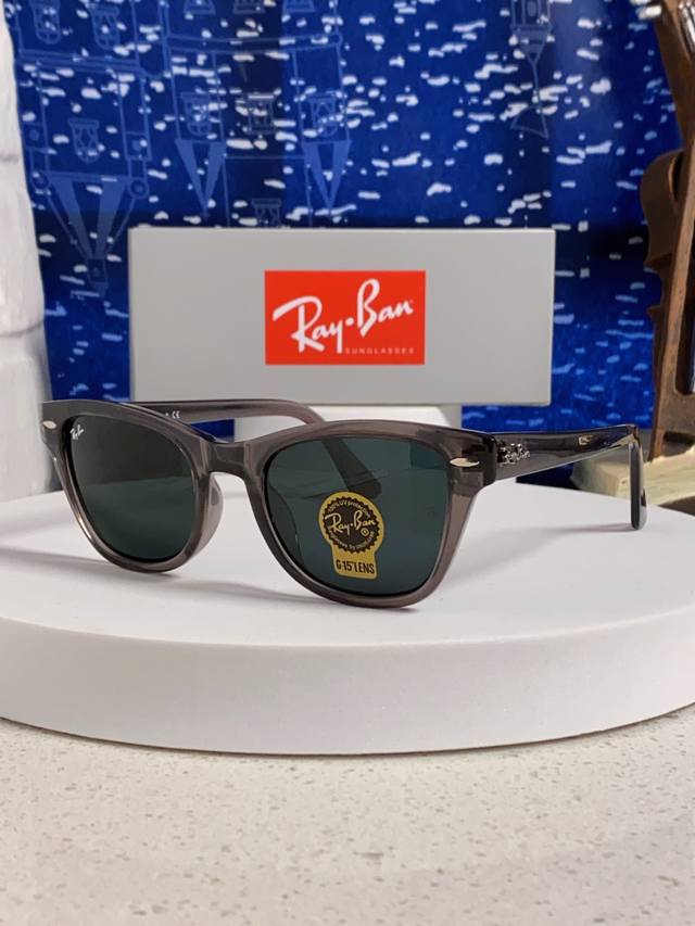Rayban雷朋 2025新款强化玻璃墨镜男士大框太阳眼镜遮阳防紫外线防风沙骑车蛤蟆镜 Rb0707Sf 高品质
