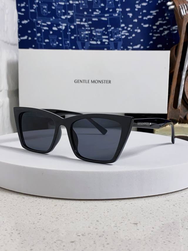 Gentle Moster Gm 方形复古猫眼Ins欧美大框眼镜潮街拍凹造型搞怪墨镜圆脸太阳眼镜 型号：Talin