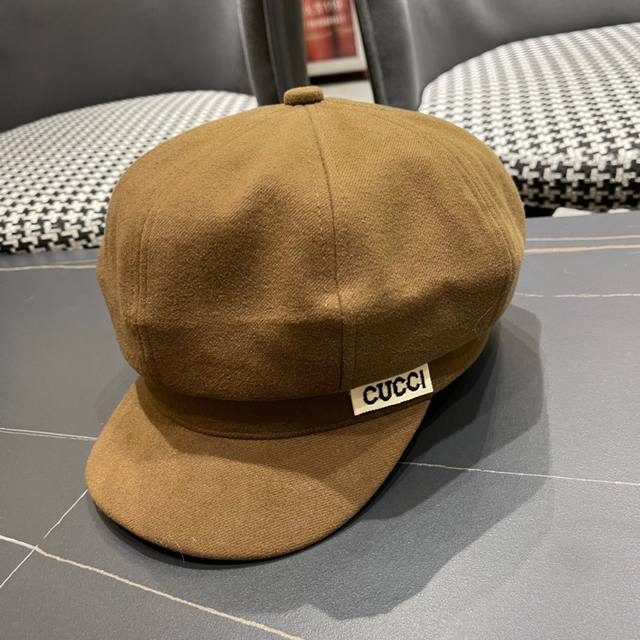 Gucci古奇 秋冬新款牛仔贝雷帽鸭舌帽，帽型超级好看，出街旅游必备