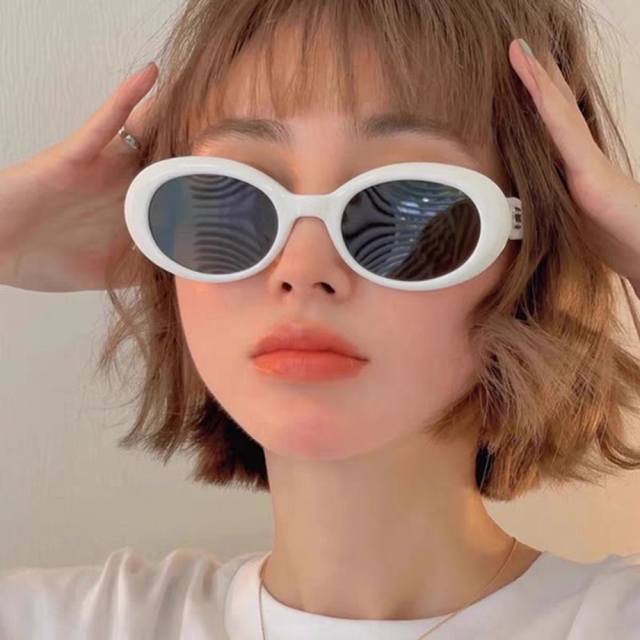 Gentle Moster Gm 2025新款复古圆形墨镜男女韩版太阳镜防紫外线时尚百搭拍照出片 型号：La Mode