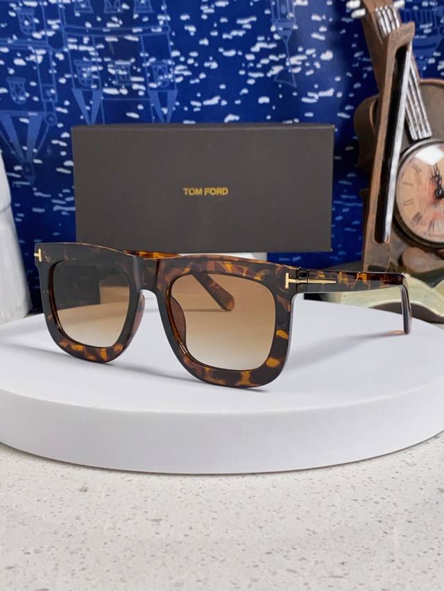 Tomford汤姆福特 2025大框潮流墨镜女高级感显脸小海边防晒防紫外线太阳镜 男女通用