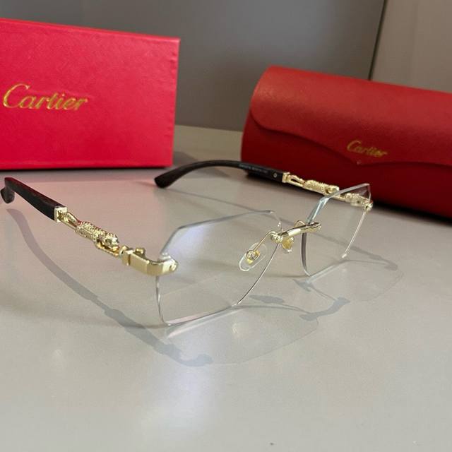 Cartie*卡地亚 珍贵太阳眼镜金属材质 Pc镜腿十无框超轻电镀工艺精湛气质十足新款刚刚到货官网原版超高品质，超高档奢华的象征色