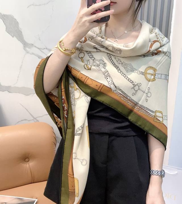 羊绒新款买了都说好看推荐爱马仕双面同色羊绒方巾 顶级工艺超值爱马仕专柜爆款立体呈现图案纹路实物档次极高特殊工艺高端研发惊艳问世特殊尖端工艺处理受到白富美的喜欢