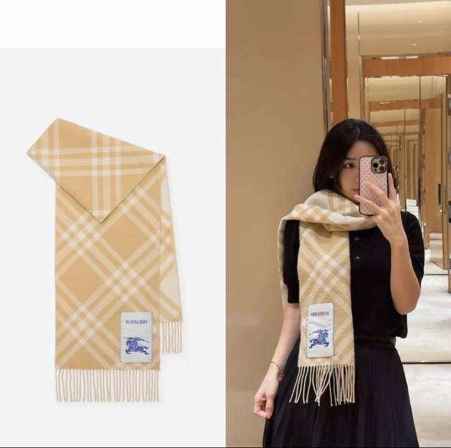 柔软面料 流苏版B大标 升级面料 原版原标 手感柔和 做工细腻 品控做到极致 熟客闭眼入的百搭款 %羊绒面料 男女通用 规格168*30。