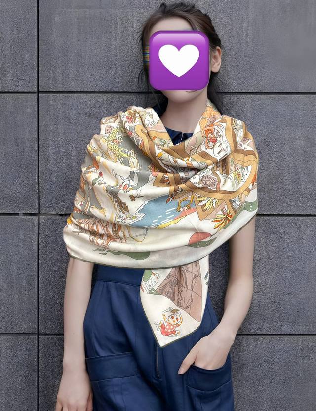 上新 爱马仕 马术学院 [嘴唇]今年最新款 140双面同色丝毛披肩这款爱马仕的经典单品展现强大而迷人的女性魅力精髓 此140方巾推陈出新 诠释无限的情感和自由