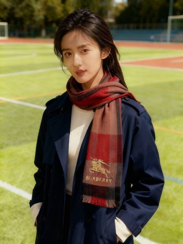 新款牛货巴宝莉新品男士、女士同款小披肩羊绒经典格纹围巾高尖端产物，经典Logo刺绣，时尚大牌的顶尖设计款拿到手你就会明白质量真的超级赞超级柔软保暖亲肤太美太惊艳