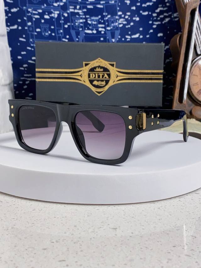 Dita 蒂塔 新款高定款 欧美高端男女方框显瘦简约太阳眼欧洲站明星开车墨镜 男女通用