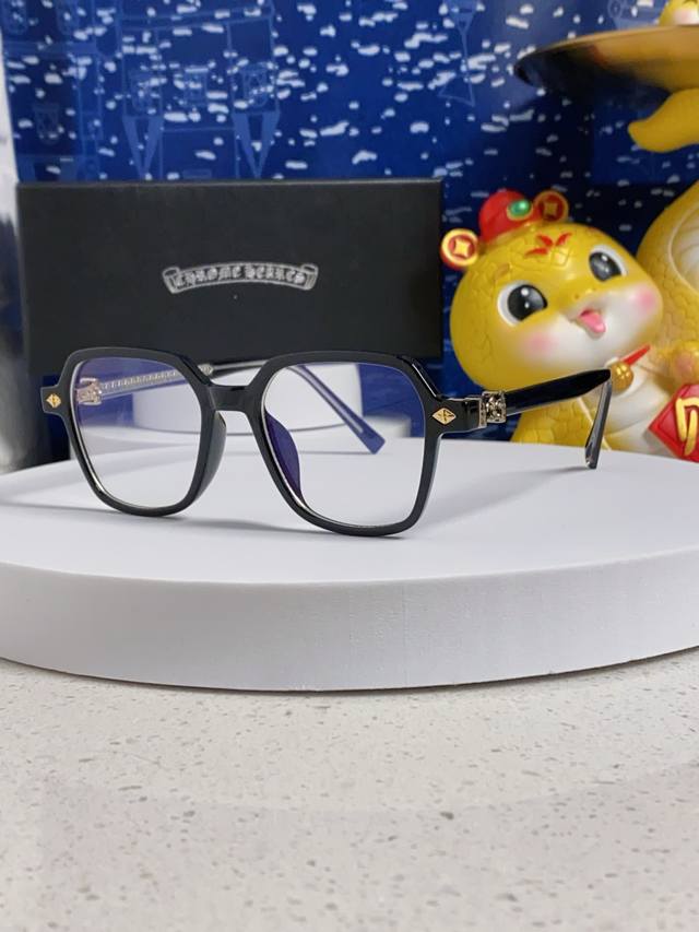 Chrome Hearts克罗心 2025新款品质眼镜框男复古文艺日式手作防蓝光近视眼镜女潮时尚素颜 光学架