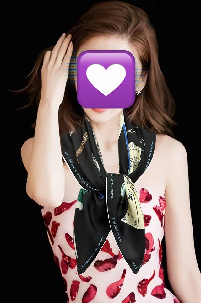 2610 最新款 Hermes 重磅 形影相随 方巾[嘴唇]精简时髦，品质感很显好 好搭到上瘾的丝巾 带着不显山不露水的简约气质，现在的时节刚刚好， 可以用很久