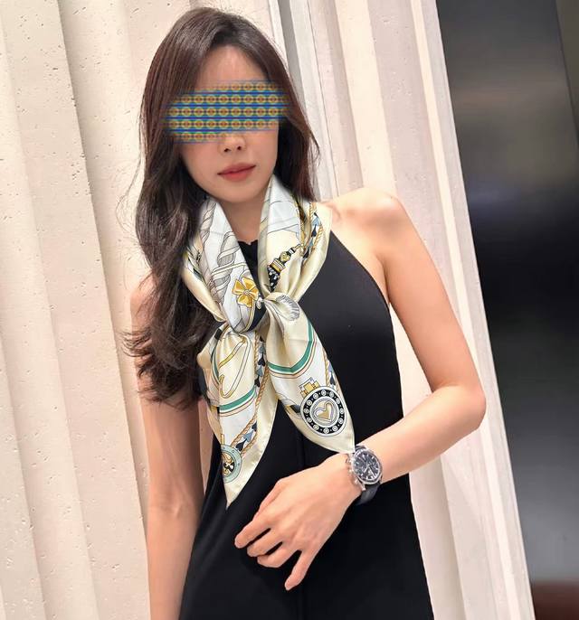 高版本 爱马仕 2025新款 骏马奔腾 精致手工卷边，买到都说好下手一定要快高端 大爱女人尤物 货极少 四季都可以用真心美的让人非常非常心动 上身效果简直美翻了