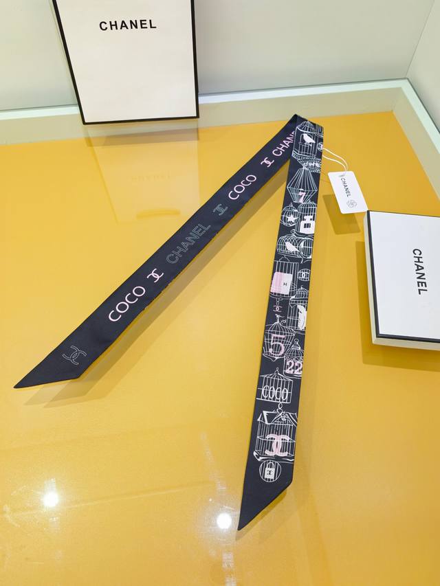 pcc2598 6X120Cm，100%真丝双层双面 香奈儿