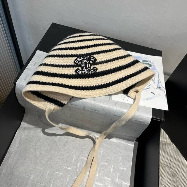 香奈儿新款针织渔夫帽，头围57Cm