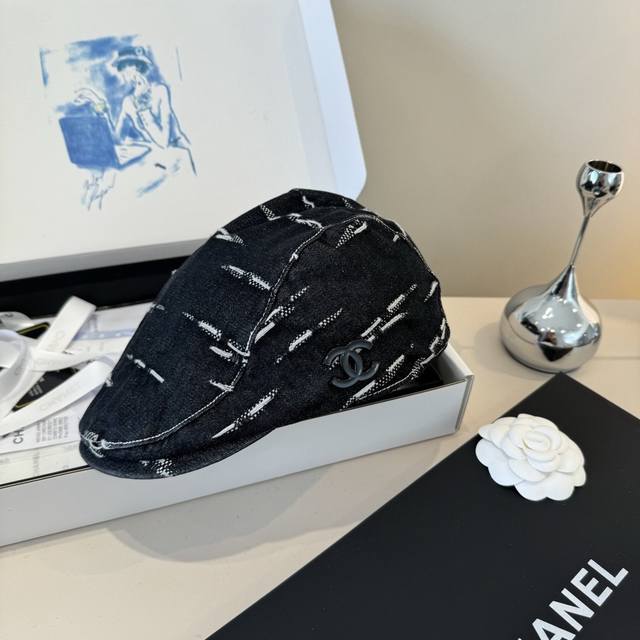 Chanel香奈儿新款鸭舌前进帽，头围58Cm