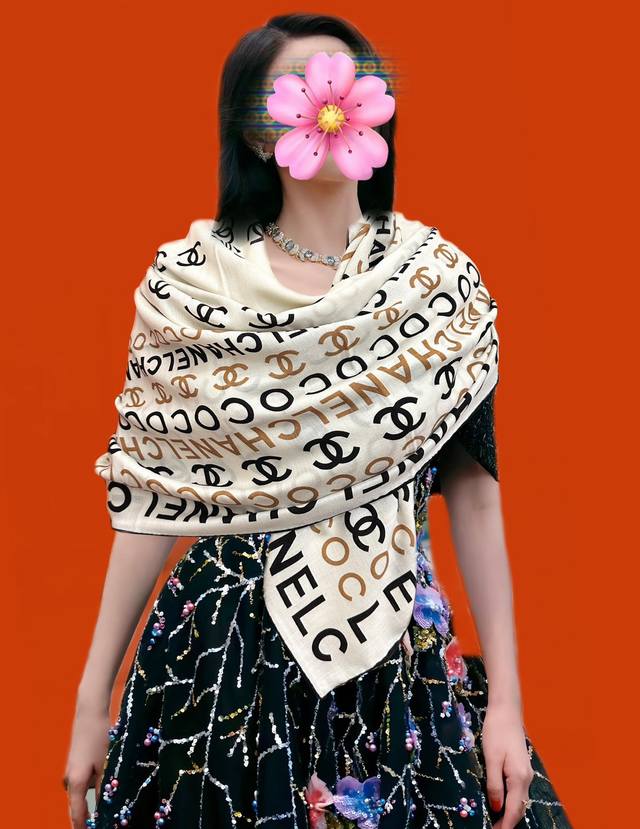 上新2025 香奈儿 Zg同步 Coco风格字母 经典设计优雅风 ~气质到骨子里 香奶奶新一季的面料超高级，真心超级柔软，丝丝顺滑 韧性很强 不容易被轻易勾丝！