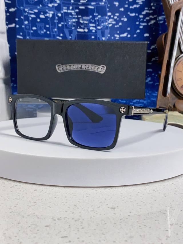 Chrome Hearts克罗心 2025新款欧美境外太阳镜男女方框克家平光镜经典旅游时尚光学眼镜 独家重磅制作