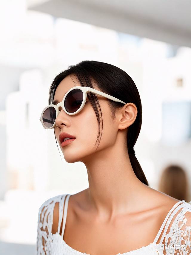 Gucci-偏光太阳镜 2025开春新款 潮流爆款 时尚圆框偏光太阳镜 高品质 佩戴舒适 网红潮款墨镜 女士高清偏光太阳镜 高品质Tr镜框 型号：G6910