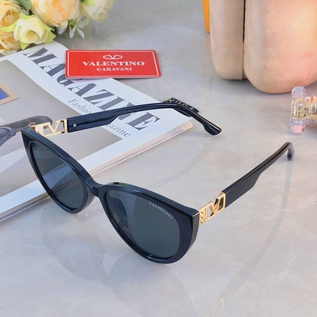 Valentin*简约猫眼太阳镜网红高级感Ins墨镜欧美街拍百搭眼镜