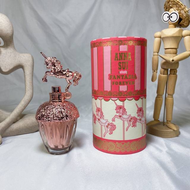 专柜品质 Anna Sui安娜苏筑梦天马粉色独角兽女士淡香水50Ml 香调：花果香美食调 前调:苹果花香柠檬 中调:小苍兰玫瑰莲花 后调:木质香琥珀 属性:女香