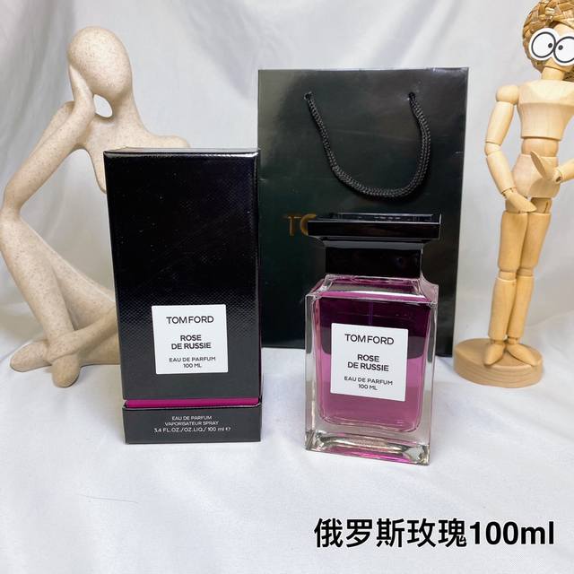 专柜品质 汤姆福特Tf 新香水 皮革玫瑰Rose De Russie 俄罗斯玫瑰100Ml 前调：玫瑰 中调：白胡椒，木香 基调：皮革