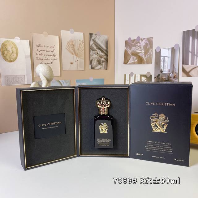 高品质 克莱夫 克里斯蒂安X女士香水50Ml Clive Christian X For Women 品牌：克莱夫 克里斯蒂安 属性：女香 香调：果香西普调 前