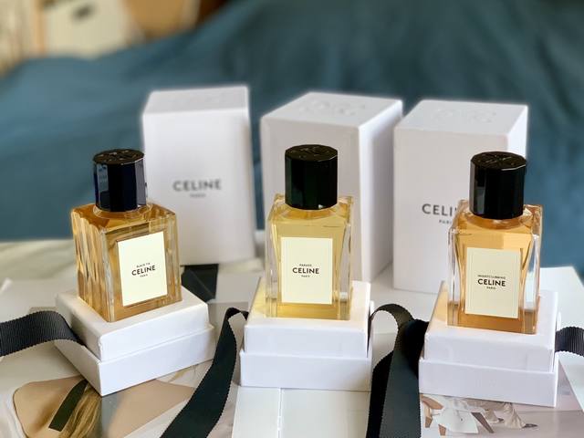专柜品质 Celine塞琳高定香水100Ml Celine赛琳高定 1 parade彰显 100Ml [ 佛手柑 橙花油 香根草 麝香 橡木苔 ] 2 Blac