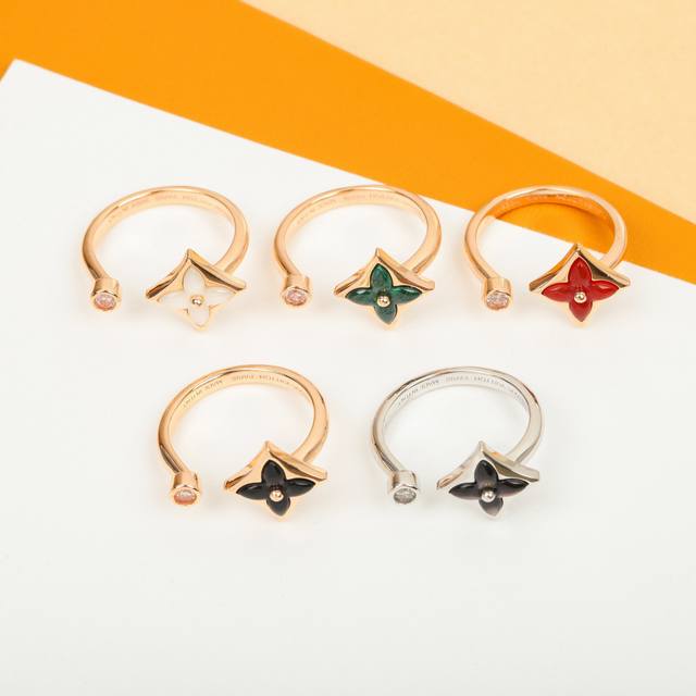 205014 我们出品 贝母戒指 出货 Zp30 600+ 可订做真金真钻，只做对版Zp真金货，pk市面各种金货 Color Blossom Mini Star