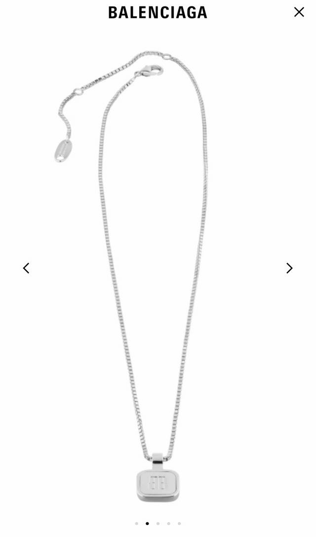 巴黎世家 Balenciaga 项链 简单大方 大牌金质感饱满 ，搭配衣服超好看 ！！