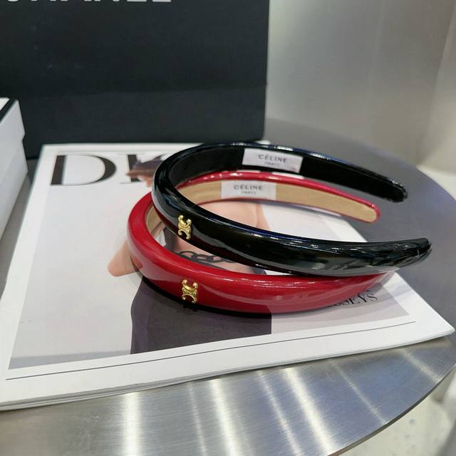 配包装盒 Celine 赛琳 凯旋门新款发箍，夏日小清新，时尚百搭！女神必备单品