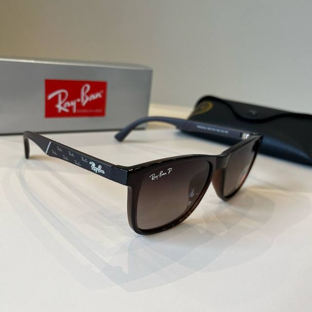 雷朋潮男型女炸街款墨镜，树脂片型号 Rb69024