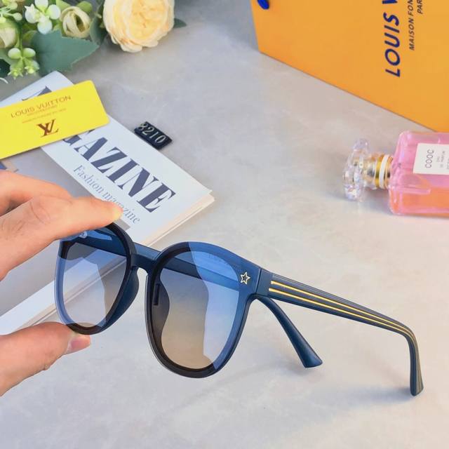 Louis Vuitto*韩版新款墨镜时尚Ins网红款眼镜遮阳防紫外线太阳镜女潮