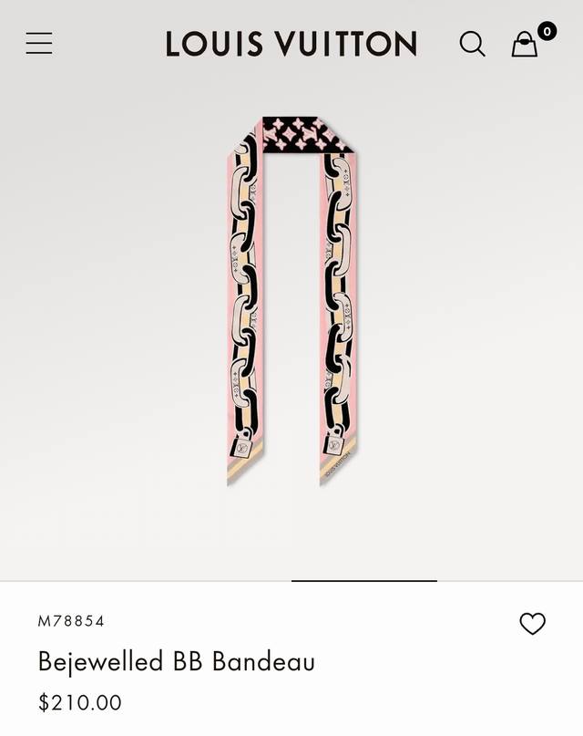 plv2348Lv束发带！Monogram 图案致意品牌经典，繁复图景均由喷墨印制呈现。法国进口真丝面料非常特别的触感 超多用途：领巾、发带、包包配饰、腰带..