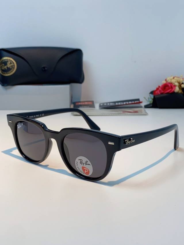 Rayban雷朋 太阳镜 2025新款潮流开车出游方形遮阳墨镜 时尚偏光镜片 男女通用 Rb2168p Size：50口20 145