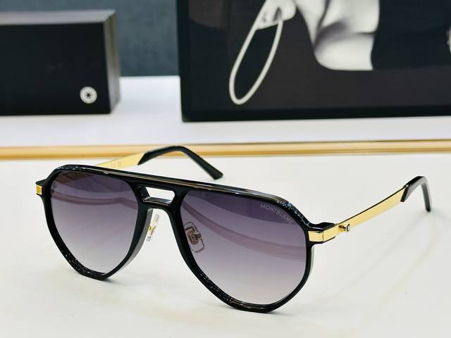 Mb0438S Size：57口17-145 万宝龙 非常能彰显一个人的品味品质做工稳实 Q太阳镜
