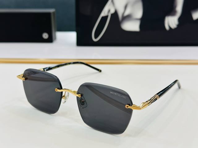 Mb0705S Size：56口18-145 万宝龙 非常能彰显一个人的品味品质做工稳实 Bm太阳镜