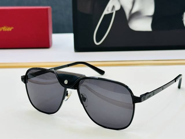 Cartie* 卡家 官网经典款 Ct0165S Size：58口16-145 电镀工艺精湛大牌品质 配备产品戴起来 C气质十足！男女款