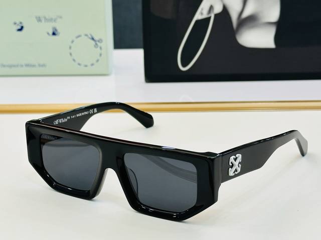 官网款 Off White Model:Oer13F Size:53口17-145 时尚太阳镜 J潮款