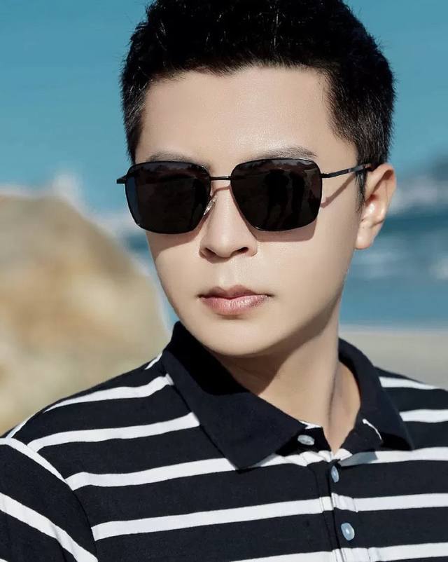 Lv 高品质男女款墨镜 进口宝丽来偏光镜片 蛤蟆镜 开车钓鱼都可 百搭显瘦墨镜韩版男士飞行员大框司机开车防紫外线太阳镜 型号：7382