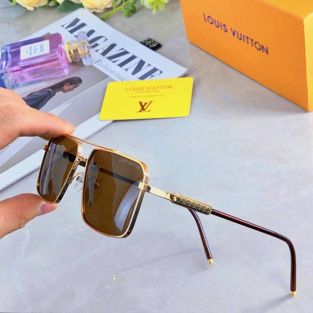 Louis Vuitto*时尚新款 太阳眼镜高品质高质感模特款百搭潮酷遮阳